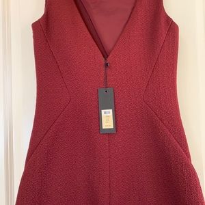 Burgundy cocktail dress-with tag!